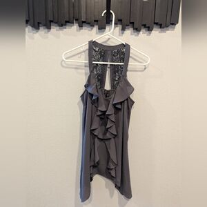 Maurices Lace Ruffle Tunic Tank